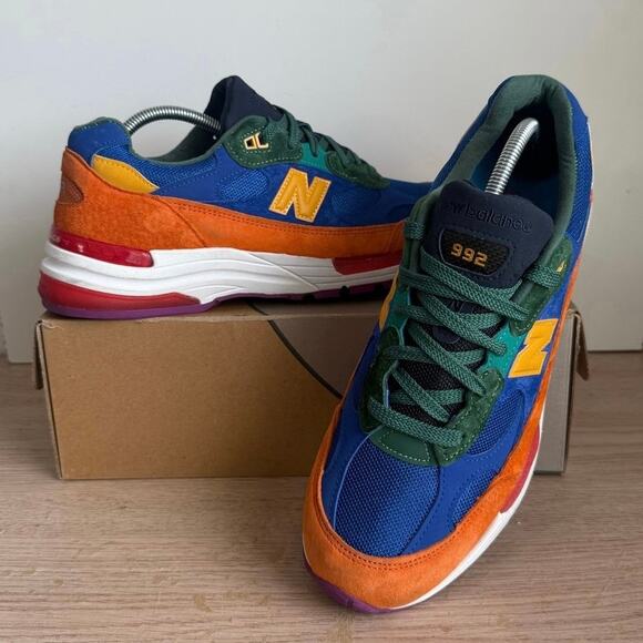 New Balance 992 Made In USA Multi Color Men Sneakers - Size 10